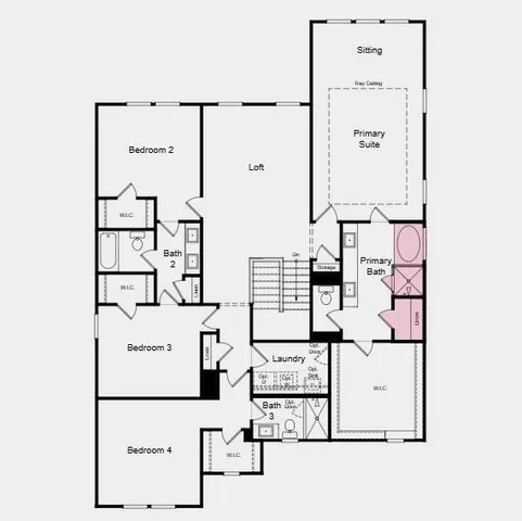 a view of a livingroom with furniture and a mirror