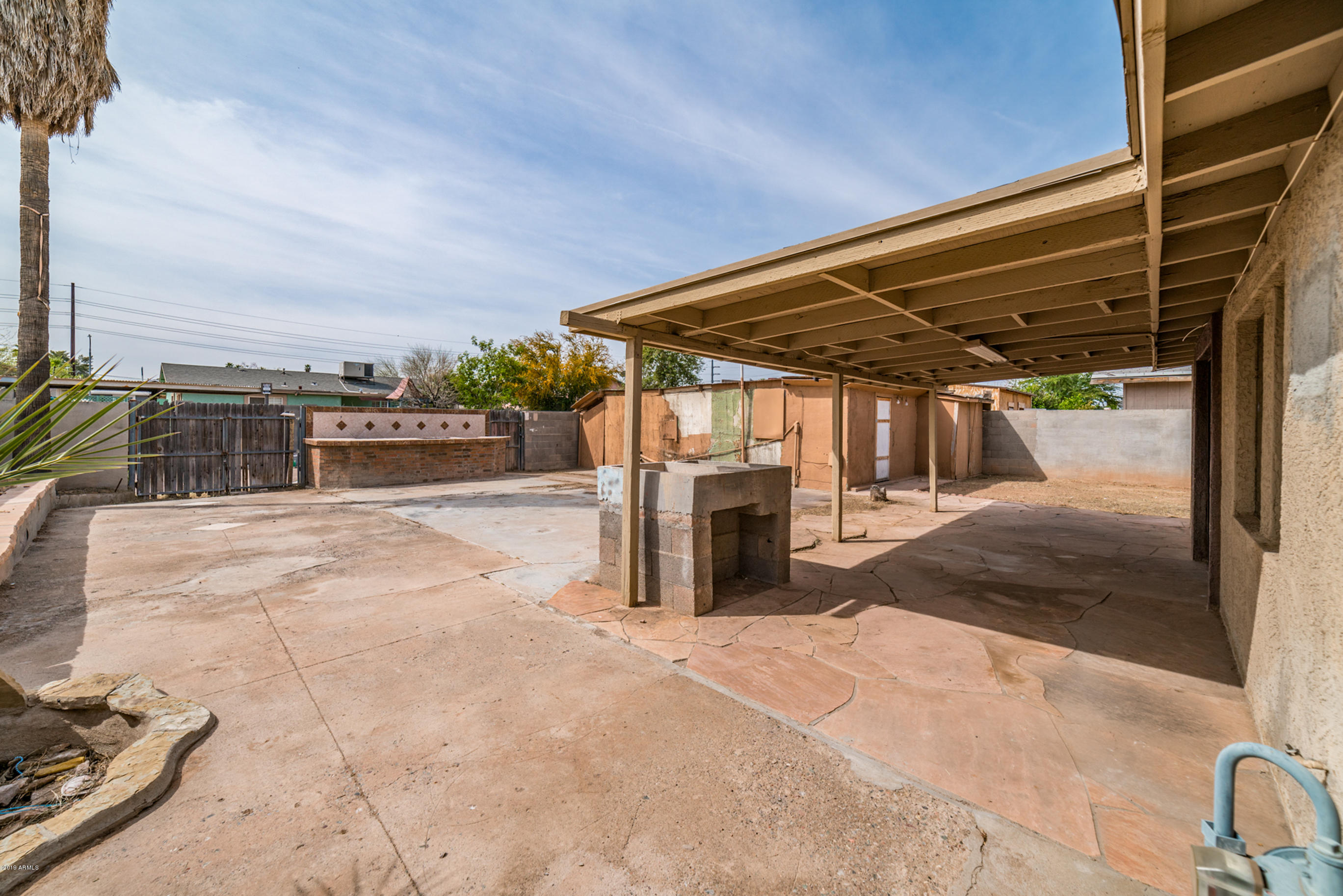 4635 East Wayland Road Phoenix, AZ 85040 - Photo 30 of 30 Back Yard with Storage Building