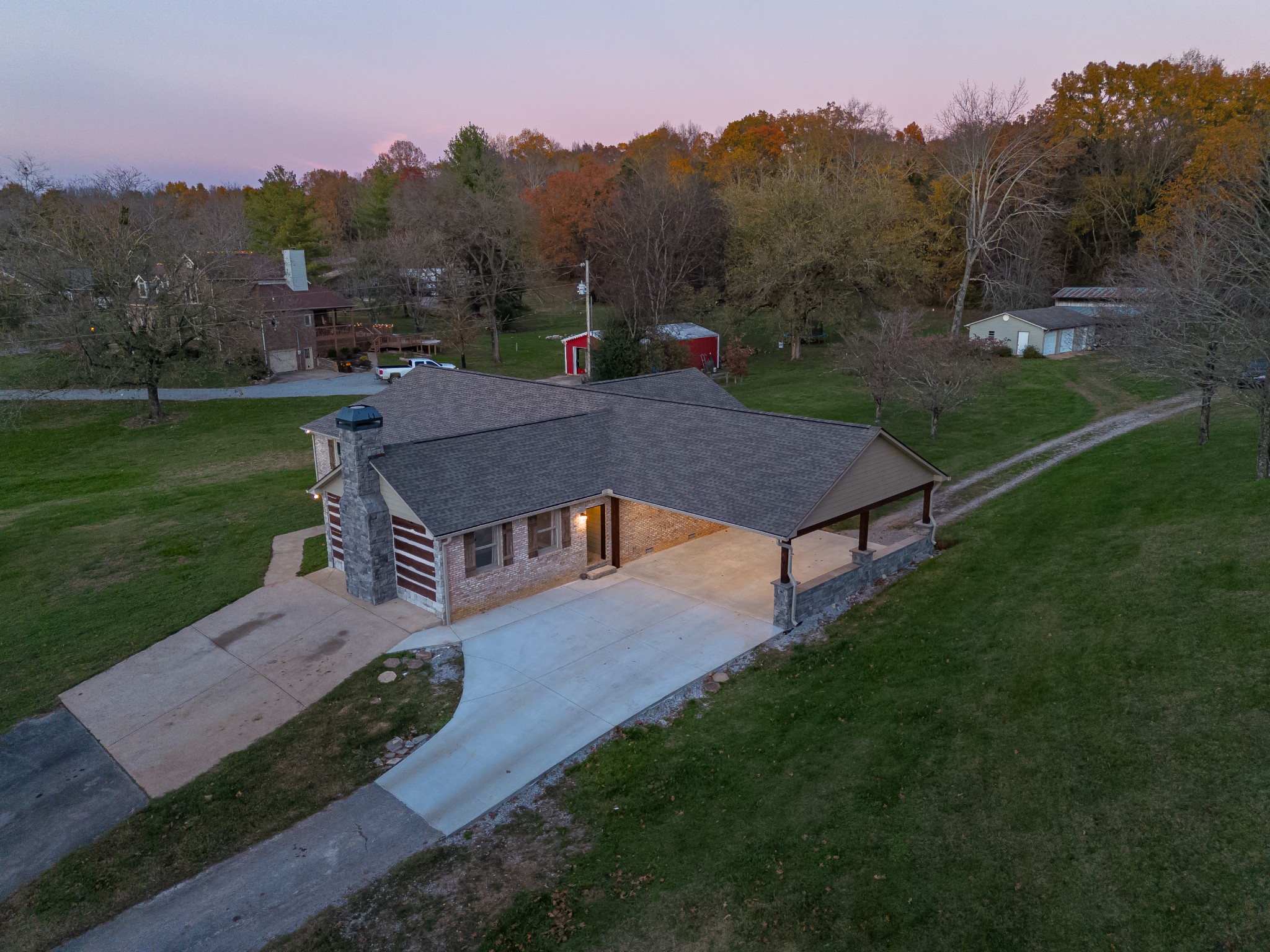 2115 Rock Springs Road Columbia, TN 38401 - Photo 7 of 44 a view of a patio with table and chairs next to a yard