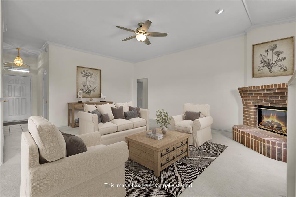 10832 Sky Ridge Court Haslet, TX 76052 - Photo 7 of 40 a living room with furniture