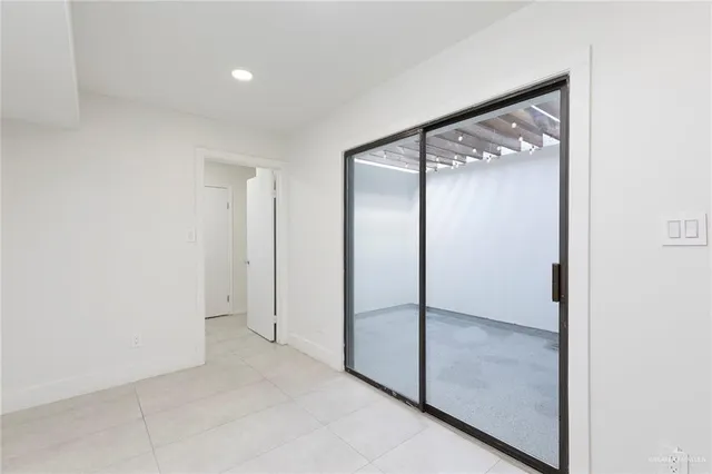 a view of an empty room