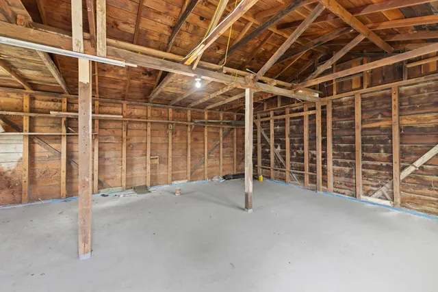 a house view with a garden space