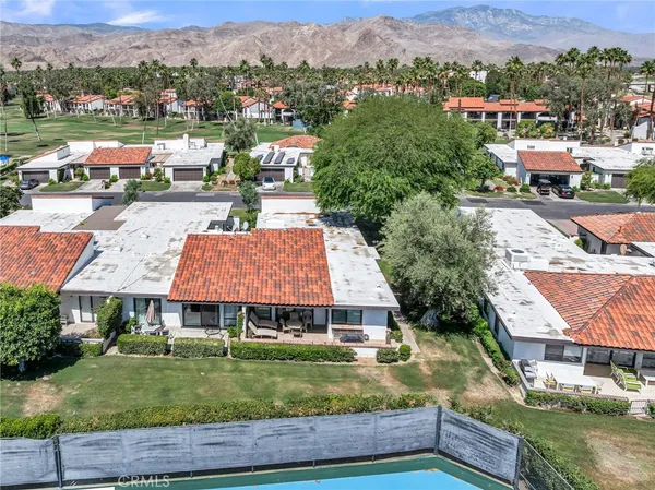 a aerial view of a house