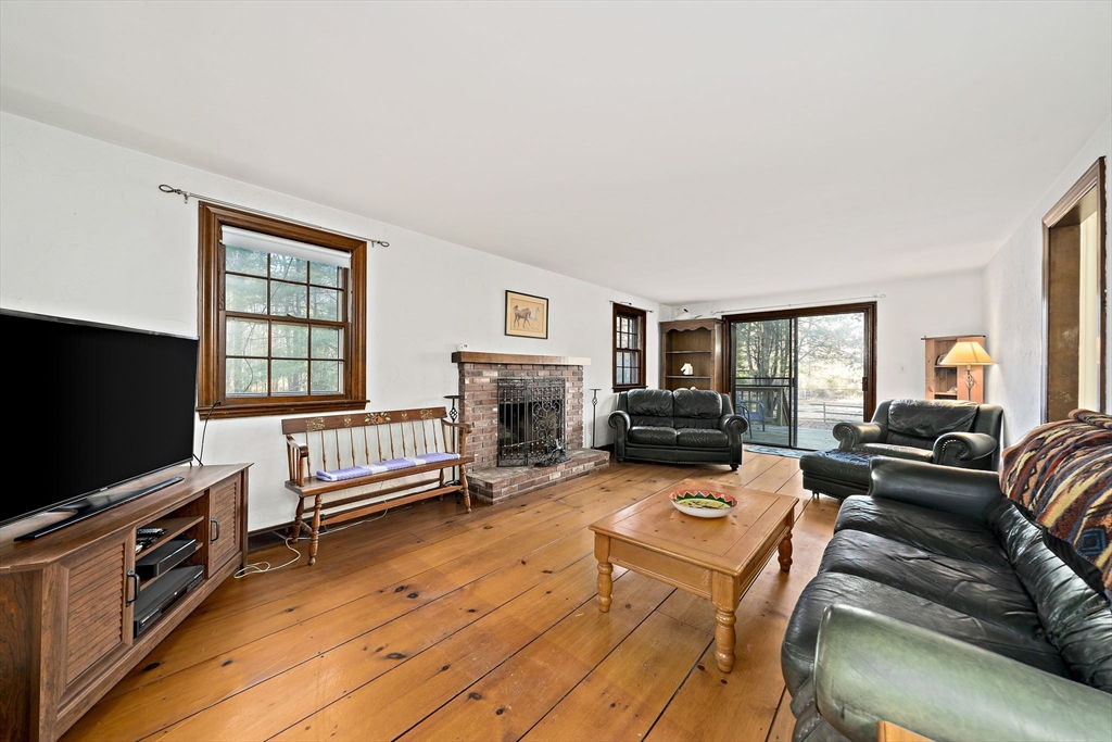 15 Forest Street Plympton, MA 02367 - Photo 12 of 37 a living room with furniture and a flat screen tv