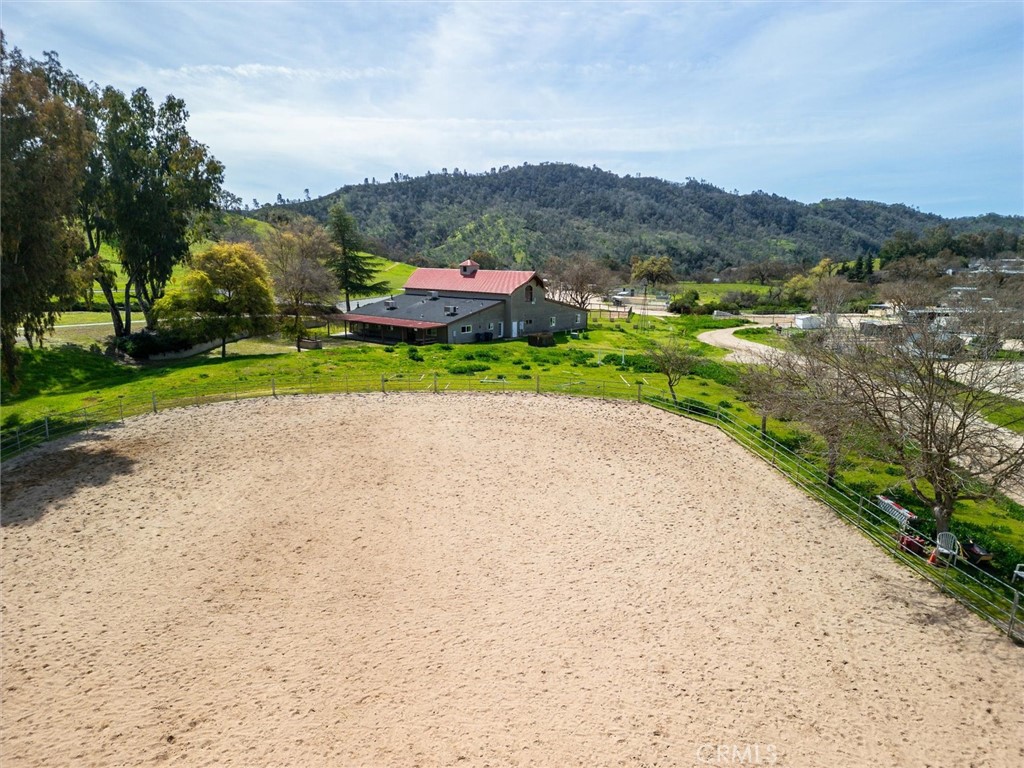 2186 Holly Drive Paso Robles, CA 93446 - Photo 25 of 38 an aerial view of a house with a garden and trees