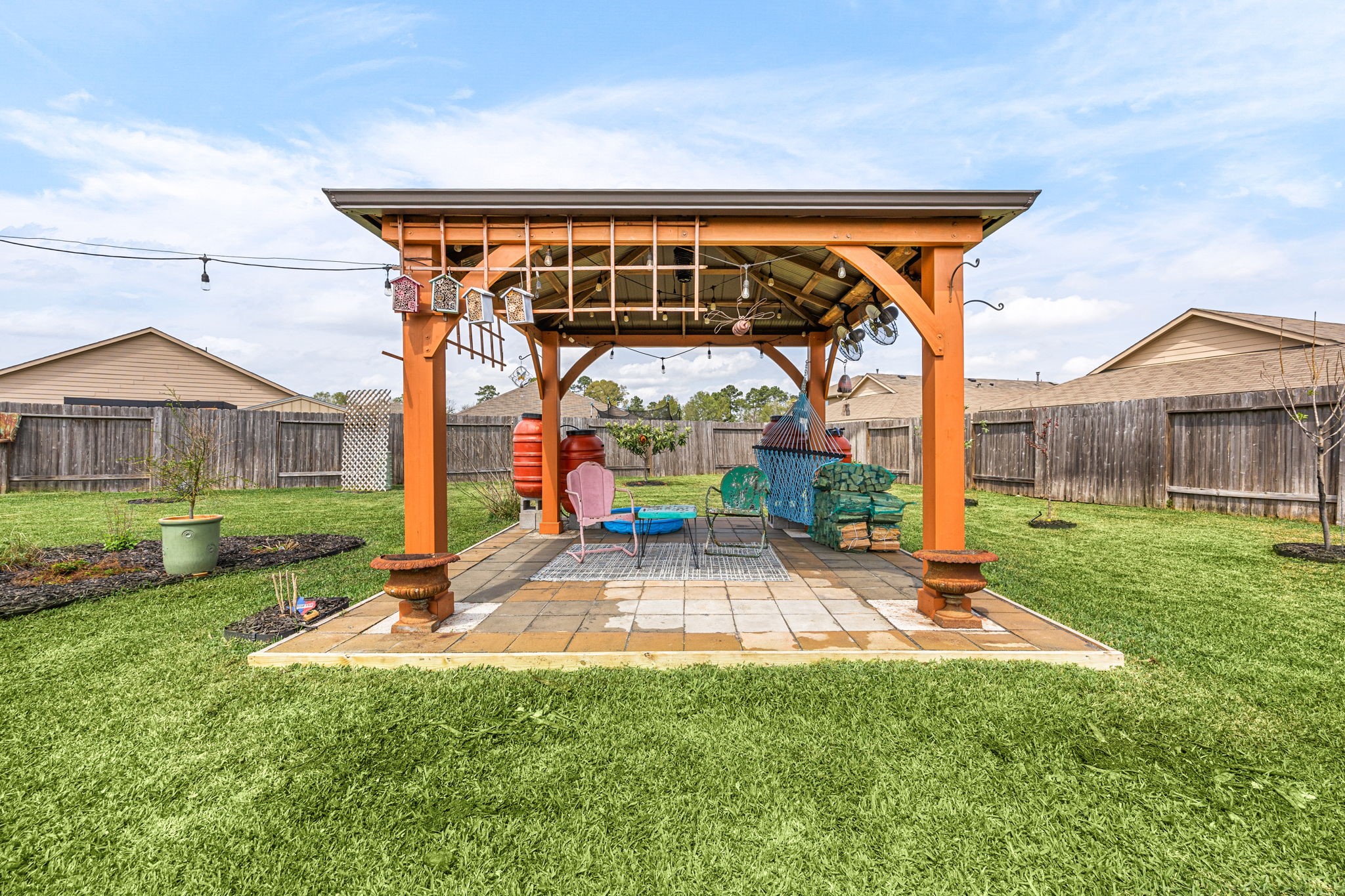 2627 Ski Lodge Drive Spring, TX 77373 - Photo 25 of 30 a view of a house with a yard