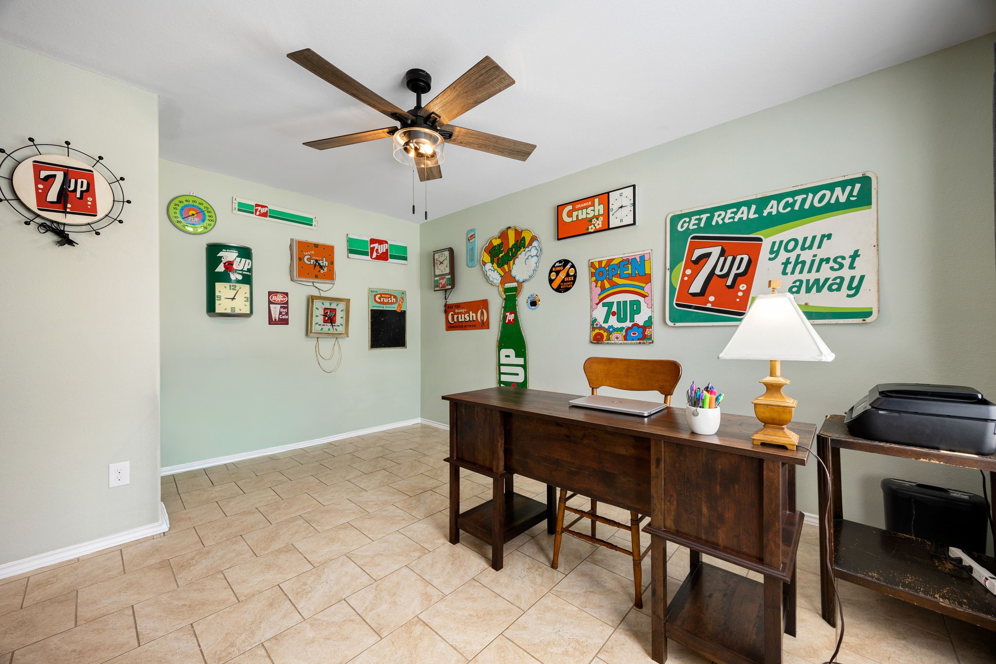 2627 Ski Lodge Drive Spring, TX 77373 - Photo 5 of 30 a workspace room with furniture and wooden floor