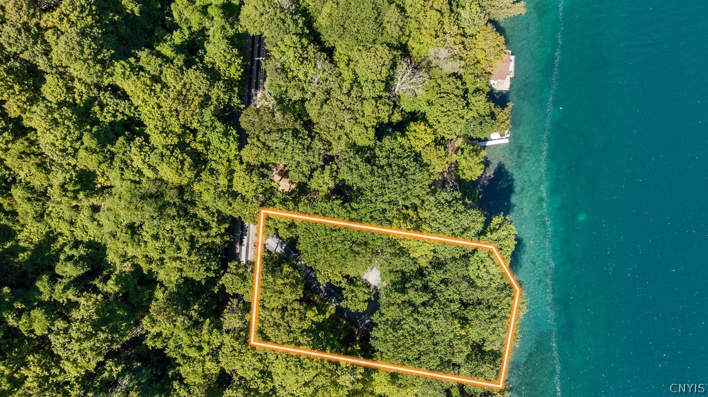 120 Ridings Drive Niles, NY 13077 - Photo 25 of 26 Aerial - water view with lot line
