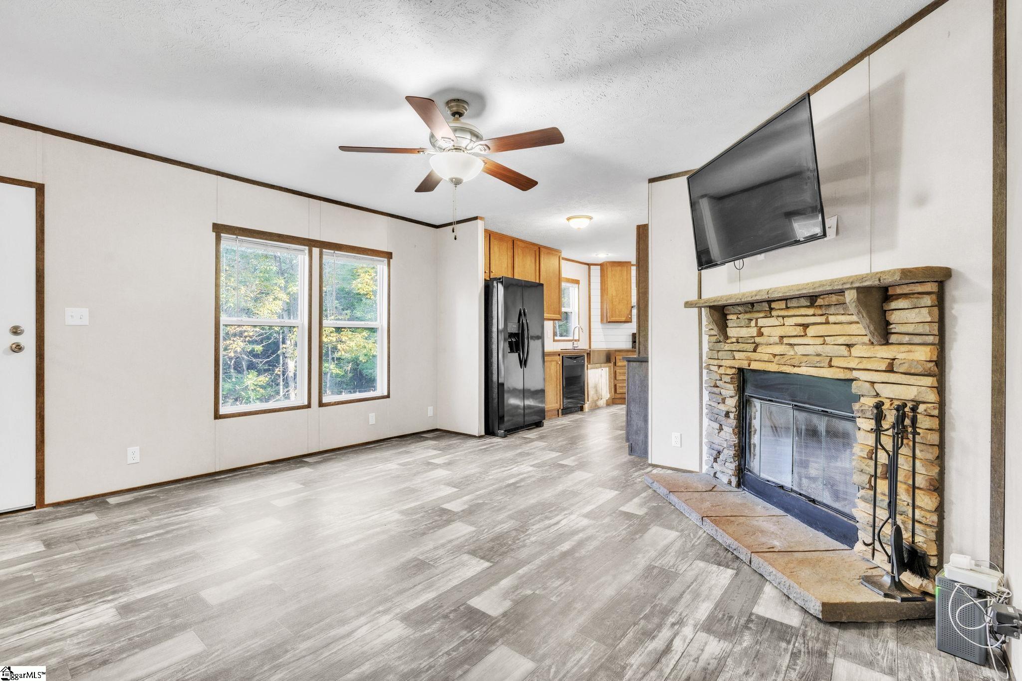 145 Bellwood Road Pickens, SC 29671 - Photo 3 of 22 Built in Fireplace