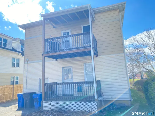 a view of front of house with deck