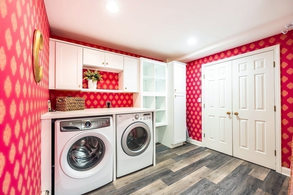 237 Highland Road Andover, MA 01810 - Photo 35 of 42 a utility room with dryer and washer