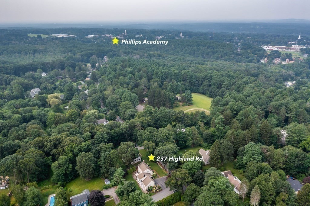 237 Highland Road Andover, MA 01810 - Photo 38 of 42 an aerial view of a city