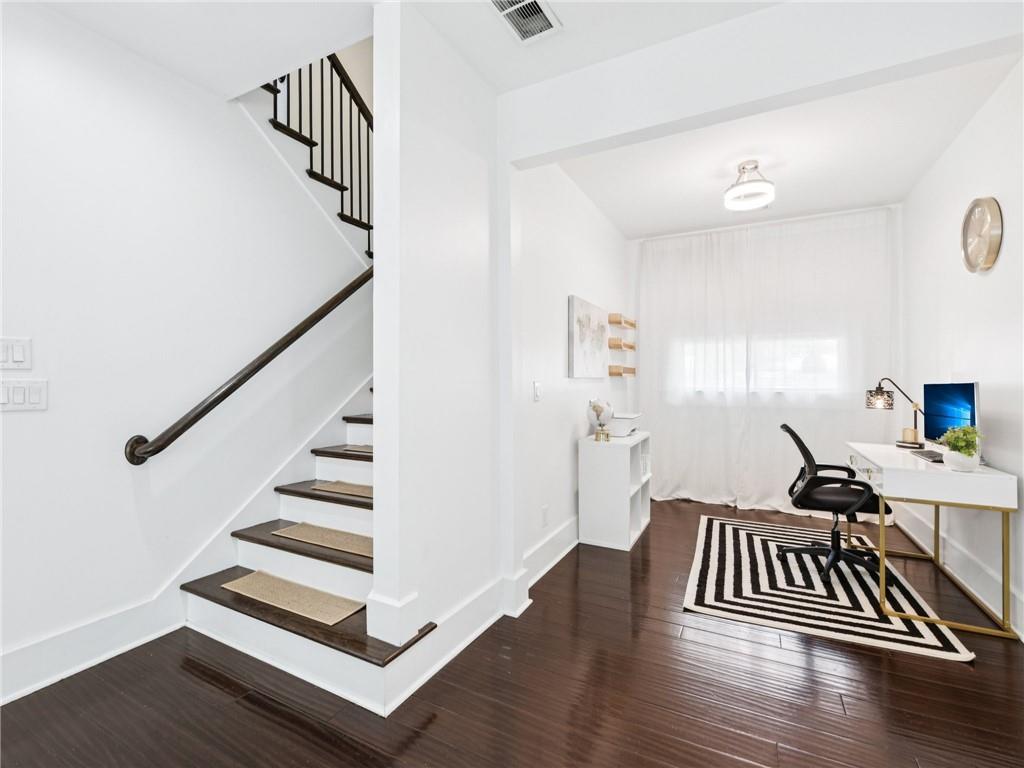 1399 North Druid Hills Road Northeast Atlanta, GA 30319 - Photo 20 of 58 a view of entryway and hall with wooden floor