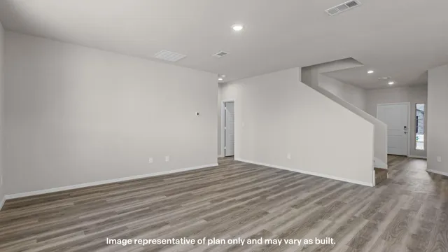 a view of an empty room