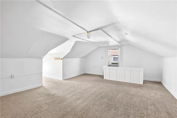 a view of living room with washer and dryer