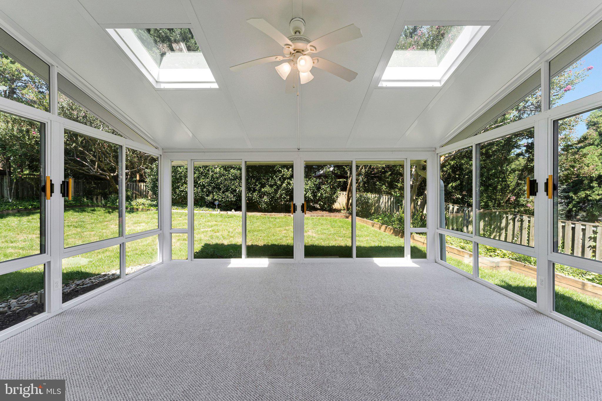 7730 Falstaff Road McLean, VA 22102 - Photo 68 of 83 Large sunroom with ceiling fan
