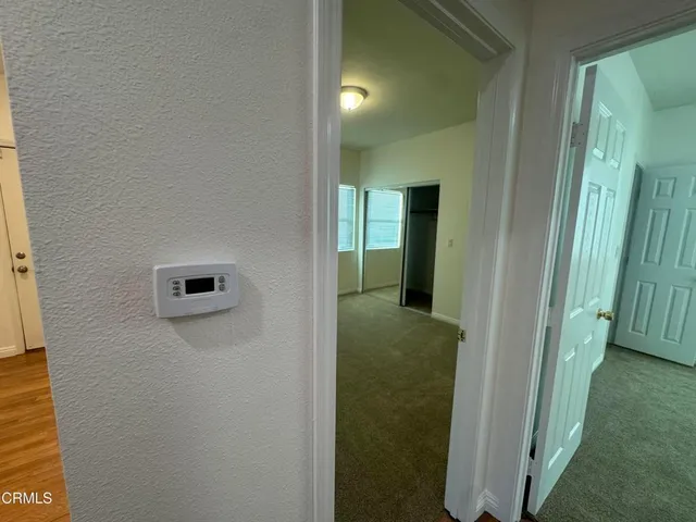 a view of a hallway with a elevator