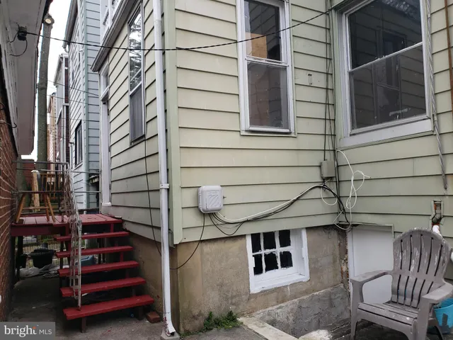 a view of front door of house