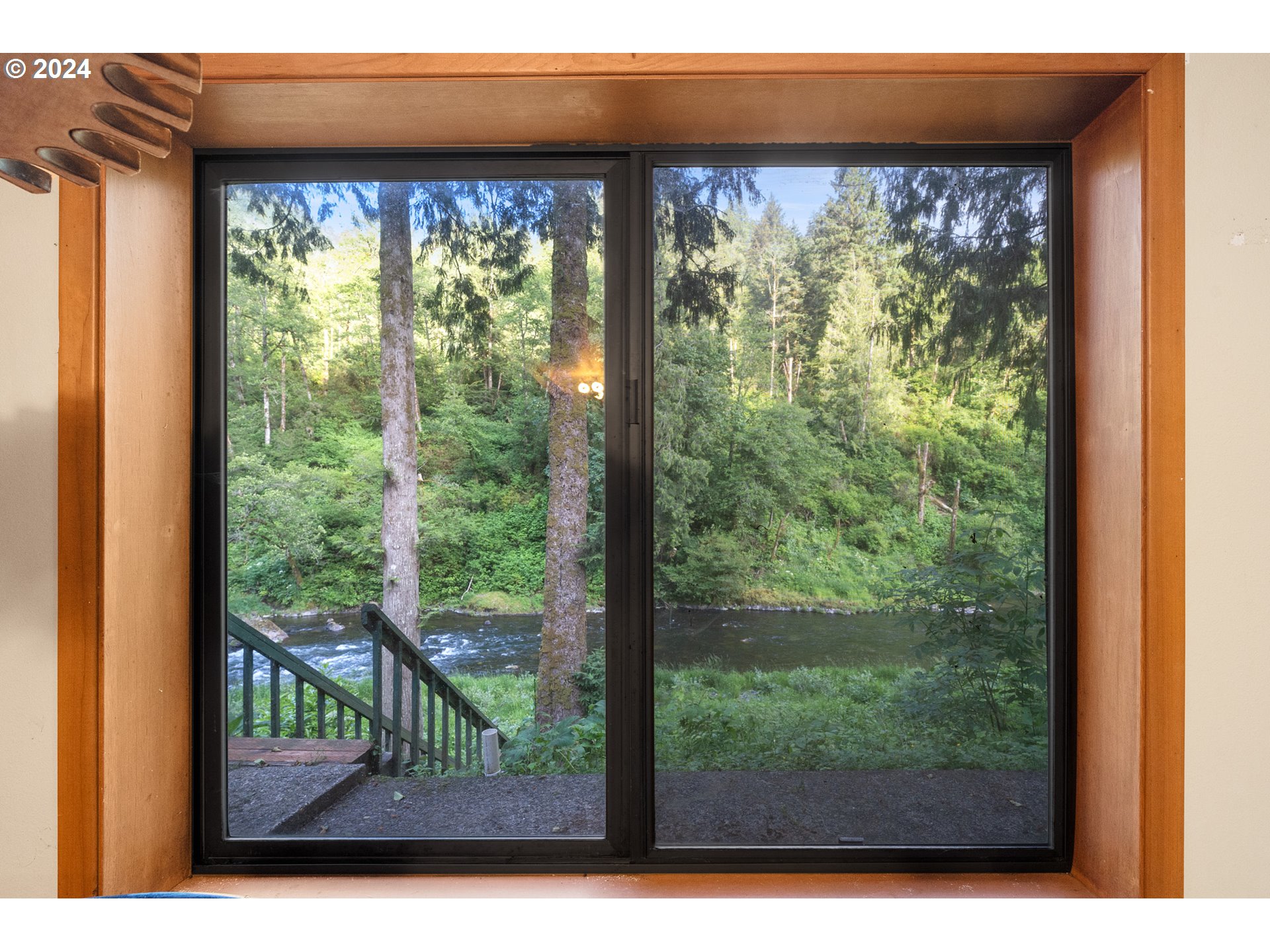 15555 Trask River Road Tillamook, OR 97141 - Photo 21 of 30 a view of a back yard from a window