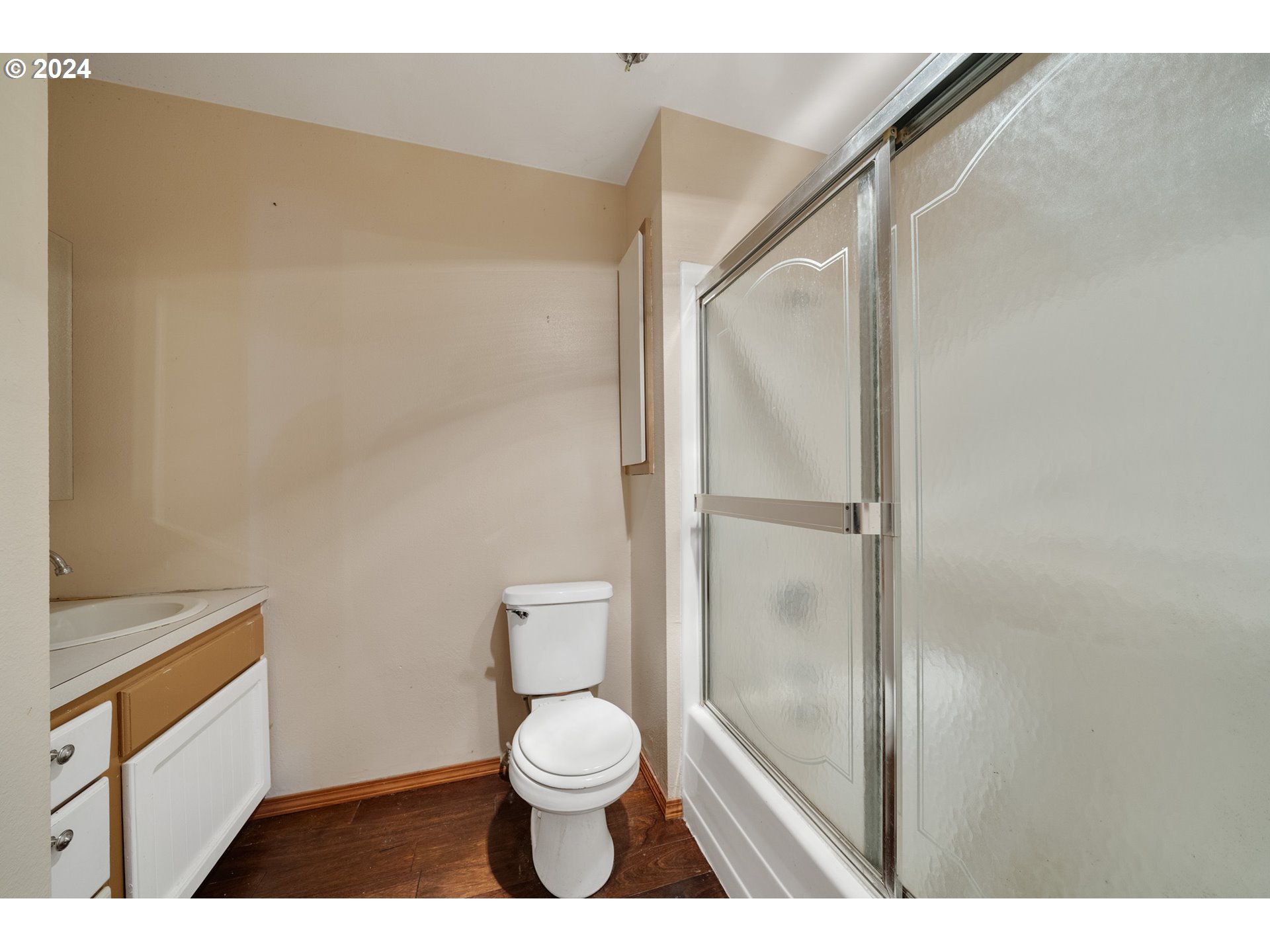 15555 Trask River Road Tillamook, OR 97141 - Photo 26 of 30 a bathroom with a toilet and a shower