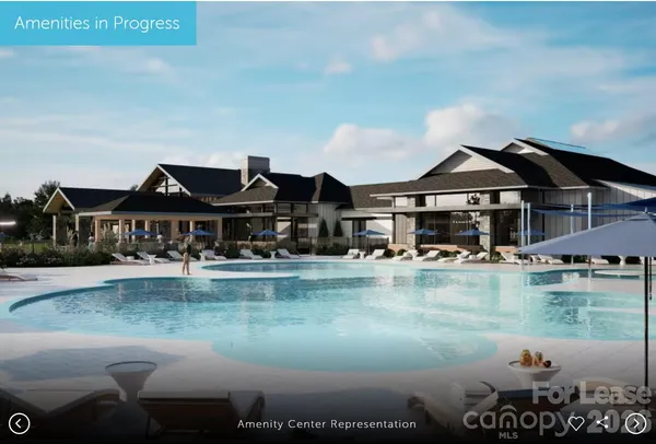 a view of a lake with house