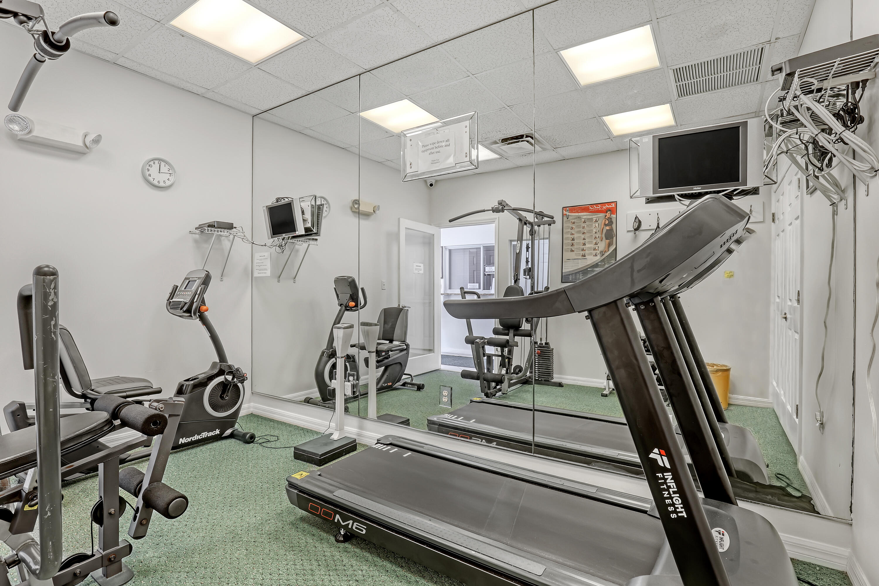 7370 South Ocean Drive, Unit 215 Jensen Beach, FL 34957 - Photo 36 of 51 a view of a room with gym equipment