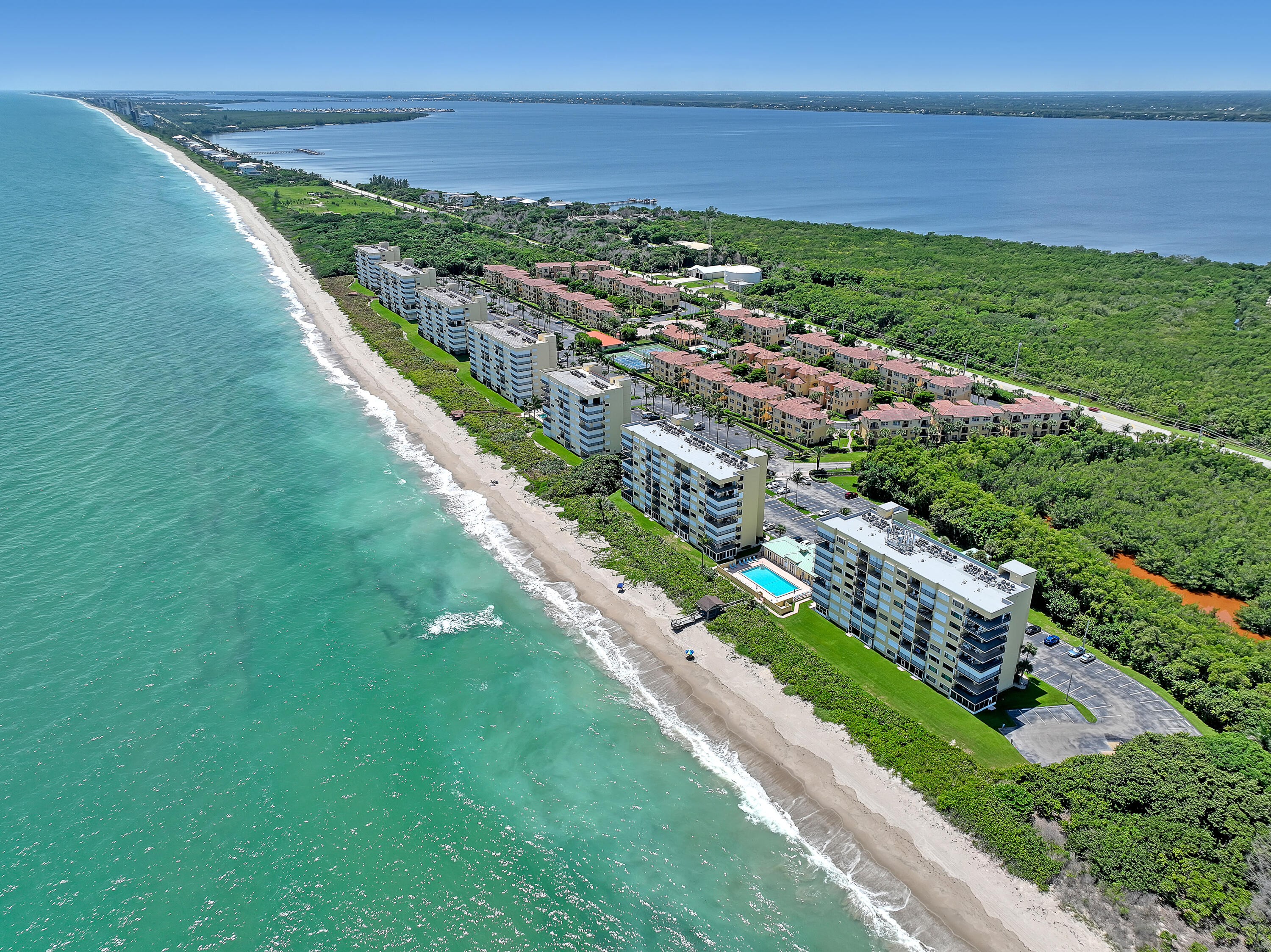 7370 South Ocean Drive, Unit 215 Jensen Beach, FL 34957 - Photo 49 of 51 a view of a city with a yard