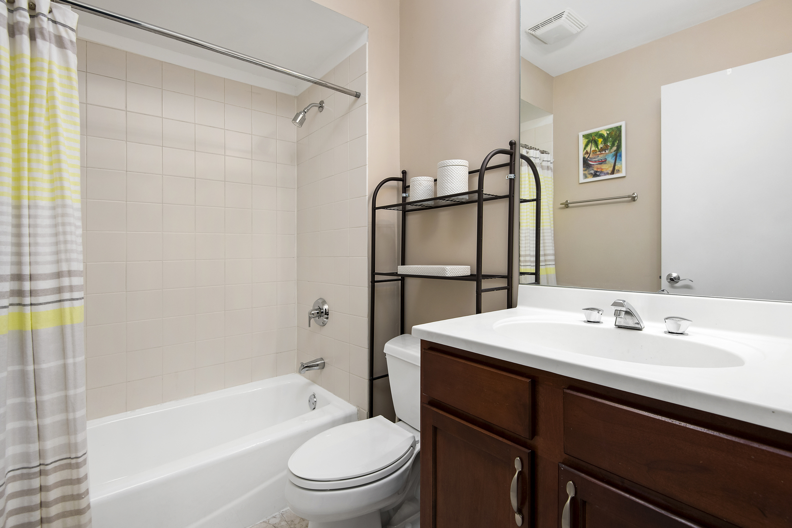 520 North Peoria Street Chicago, IL 60642 - Photo 15 of 20 a bathroom with a sink a toilet and shower