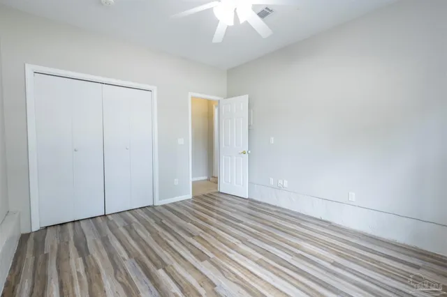 wooden floor in an empty room