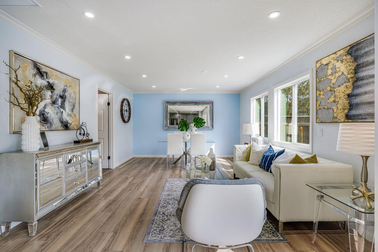6586 Broadacres Drive San Jose, CA 95120 - Photo 12 of 37 a living room with furniture a wooden floor and window