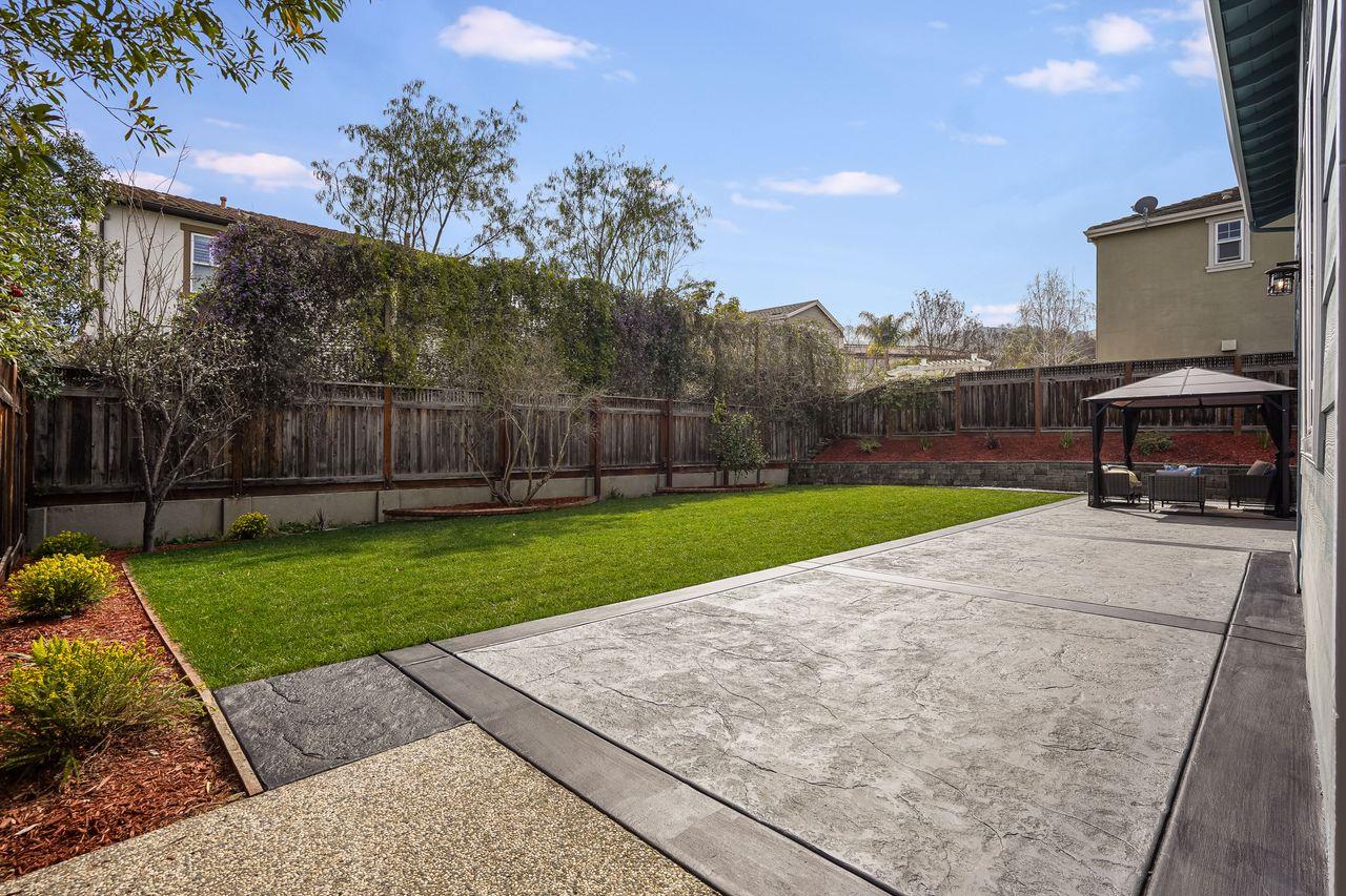 6586 Broadacres Drive San Jose, CA 95120 - Photo 35 of 37 a view of a backyard with a garden and entertaining space