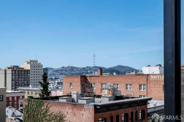 a view of a lake and a city