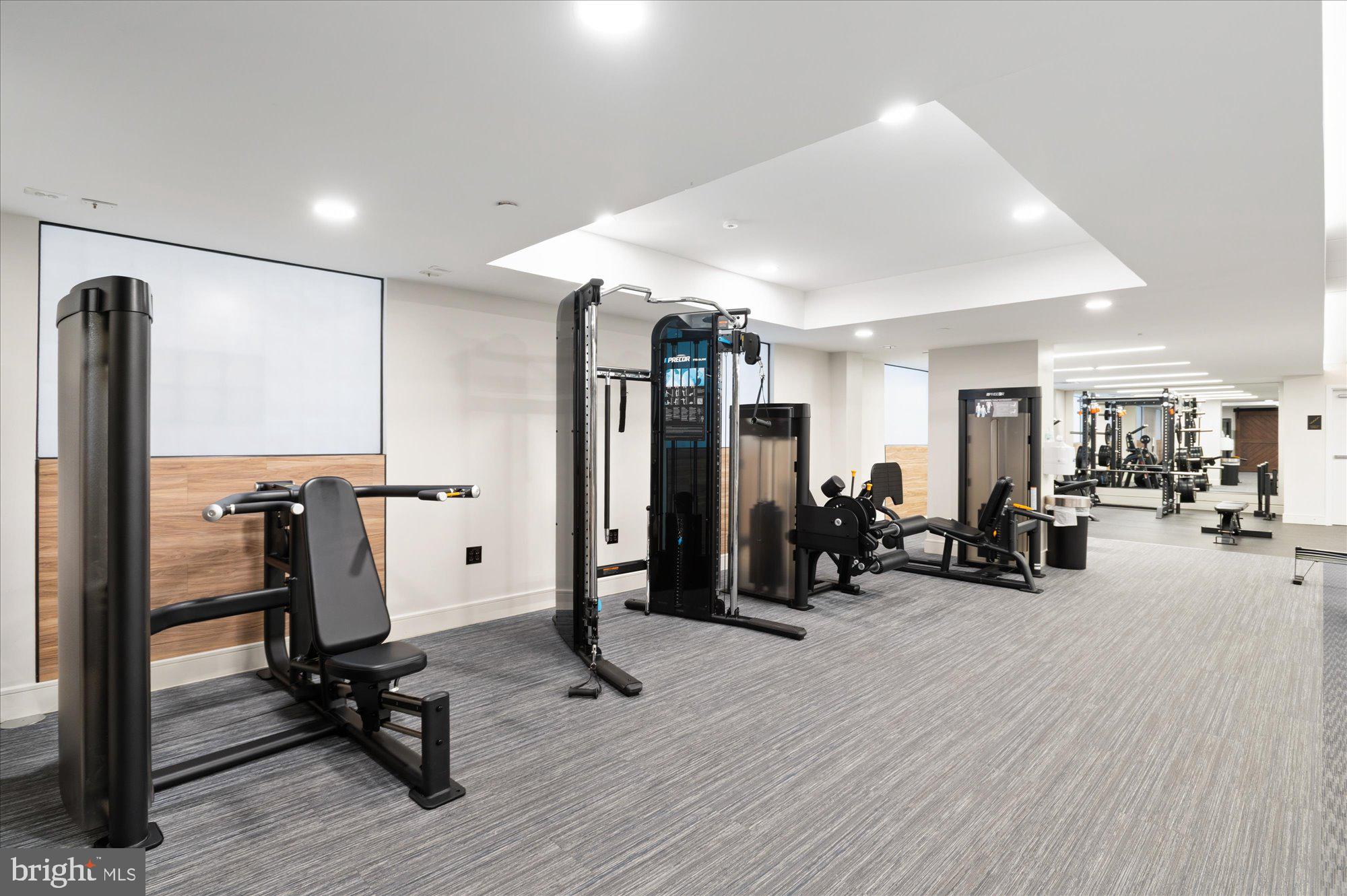 631 D Street Northwest, Unit 1231 Washington, DC 20004 - Photo 31 of 48 a view of a room with gym equipment