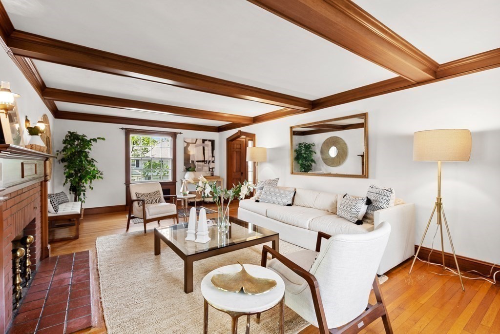 70 Edgemoor Road Belmont, MA 02478 - Photo 4 of 24 a living room with furniture and a large window