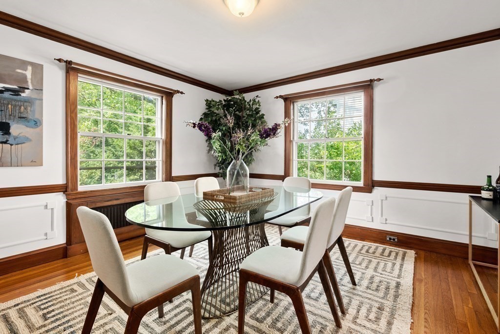 70 Edgemoor Road Belmont, MA 02478 - Photo 6 of 24 a view of a dining room with furniture window and outside view