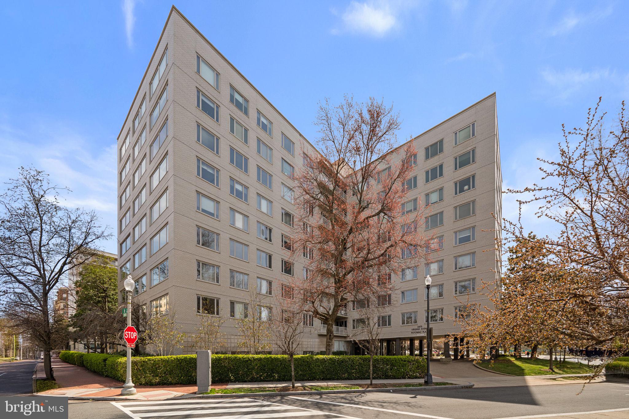 2475 Virginia Avenue Northwest, Unit 620 Washington, DC 20037 - Photo 2 of 30 a view of a tall building next to a road