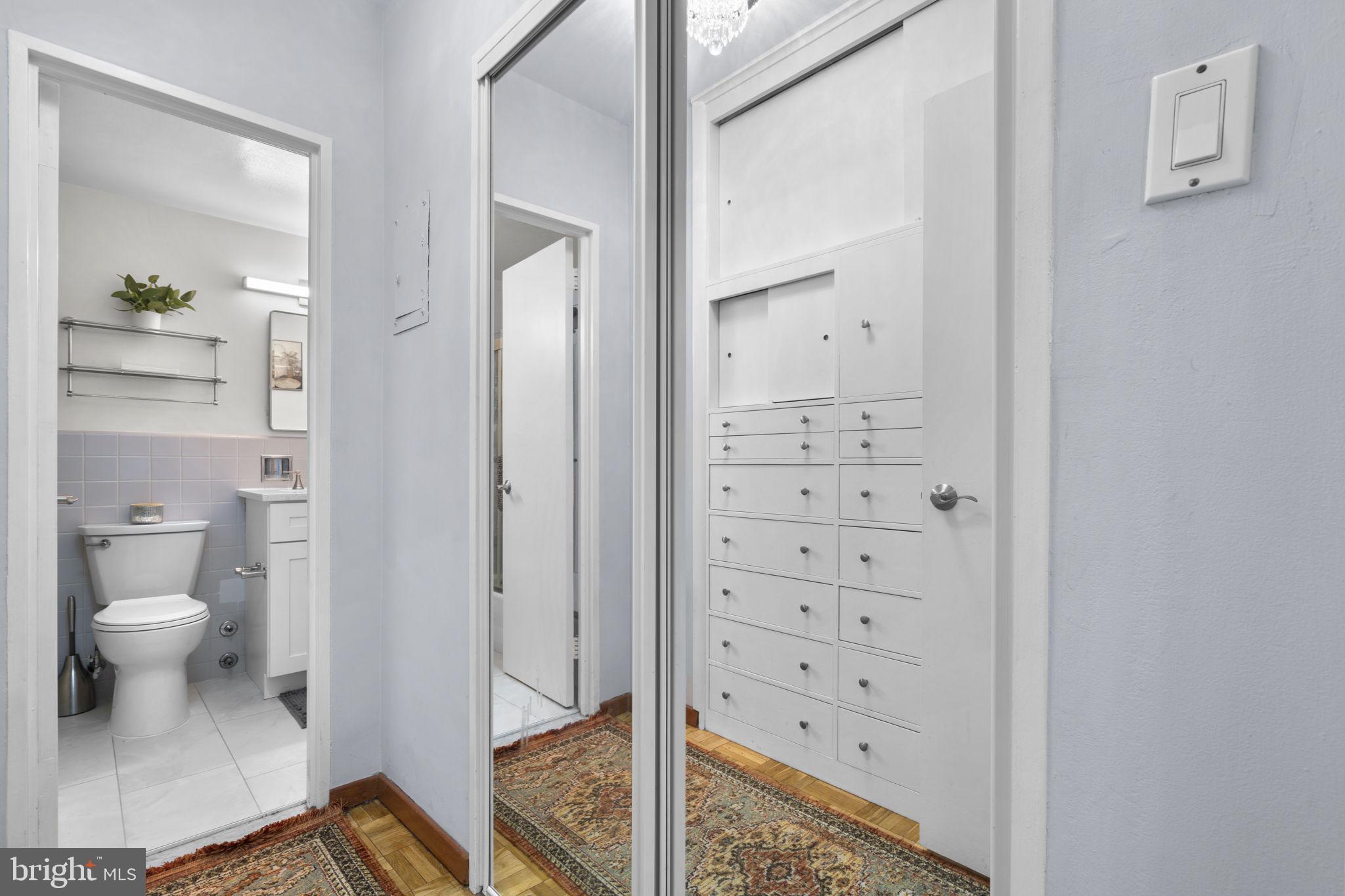 2475 Virginia Avenue Northwest, Unit 620 Washington, DC 20037 - Photo 26 of 30 a bathroom with a toilet and a shower