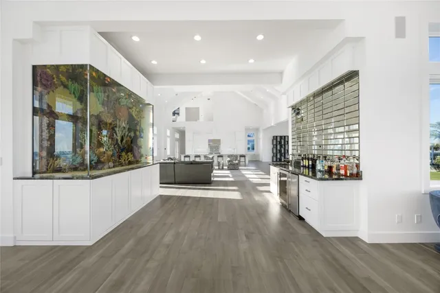 a living room with furniture window and a table