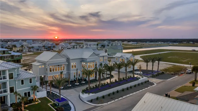 a front view of a building with street view