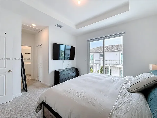 a view of a balcony with city view