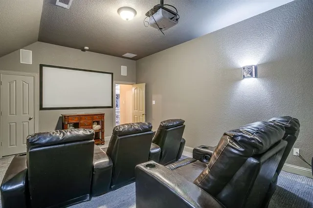 a room with furniture