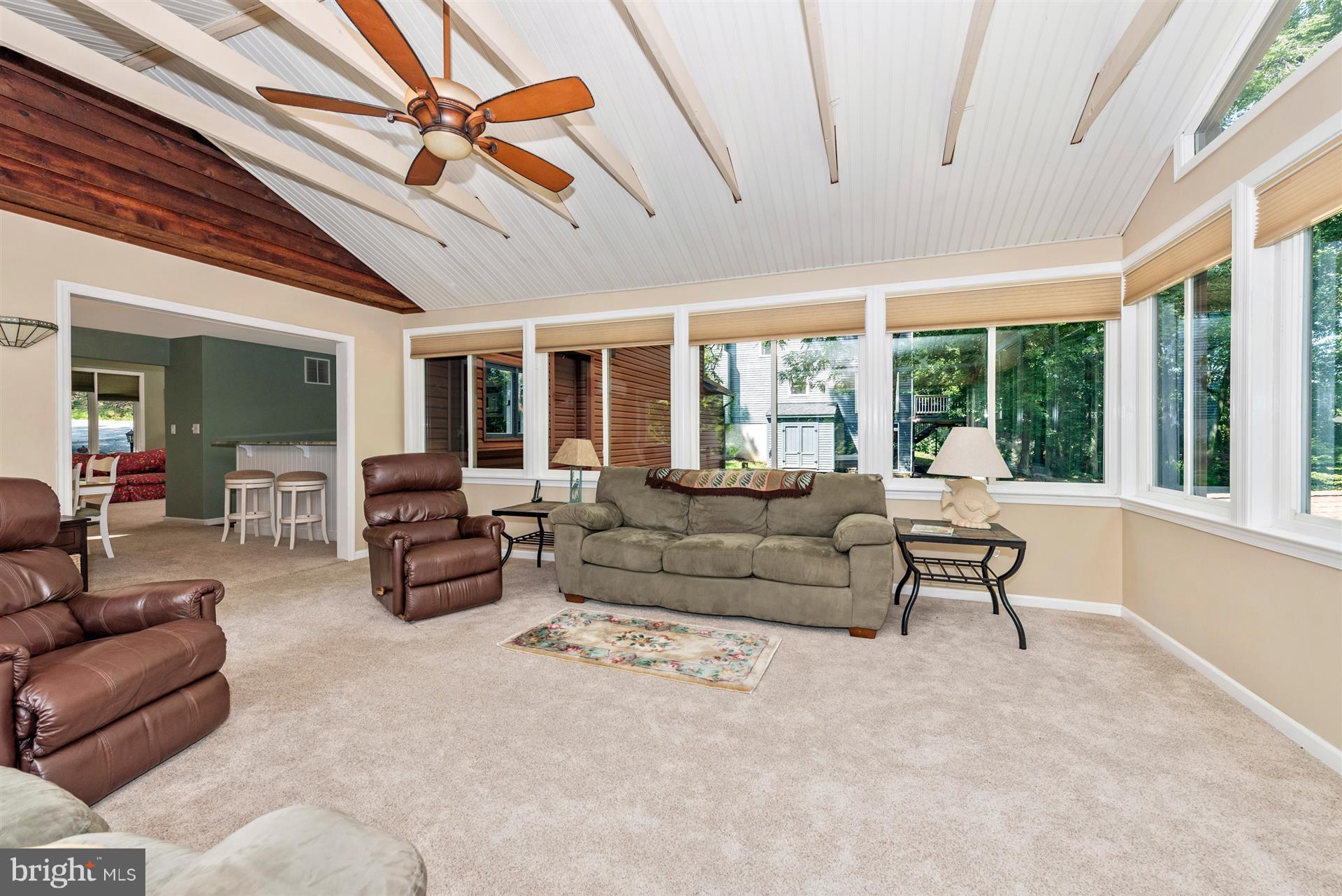 6750 Hemlock Point Road New Market, MD 21774 - Photo 14 of 30 Family Room w/cathedral beamed ceilings
