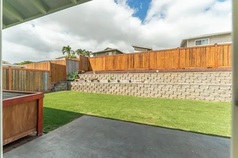 a view of outdoor space and yard