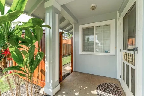 a view of front door