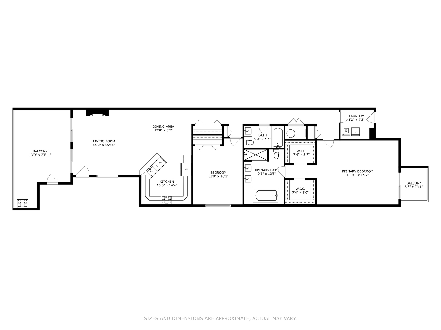 2030 North Halsted Street, Unit 2N Chicago, IL 60614 - Photo 26 of 26 a picture of a floor plan