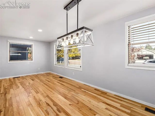 a view of a livingroom with a window