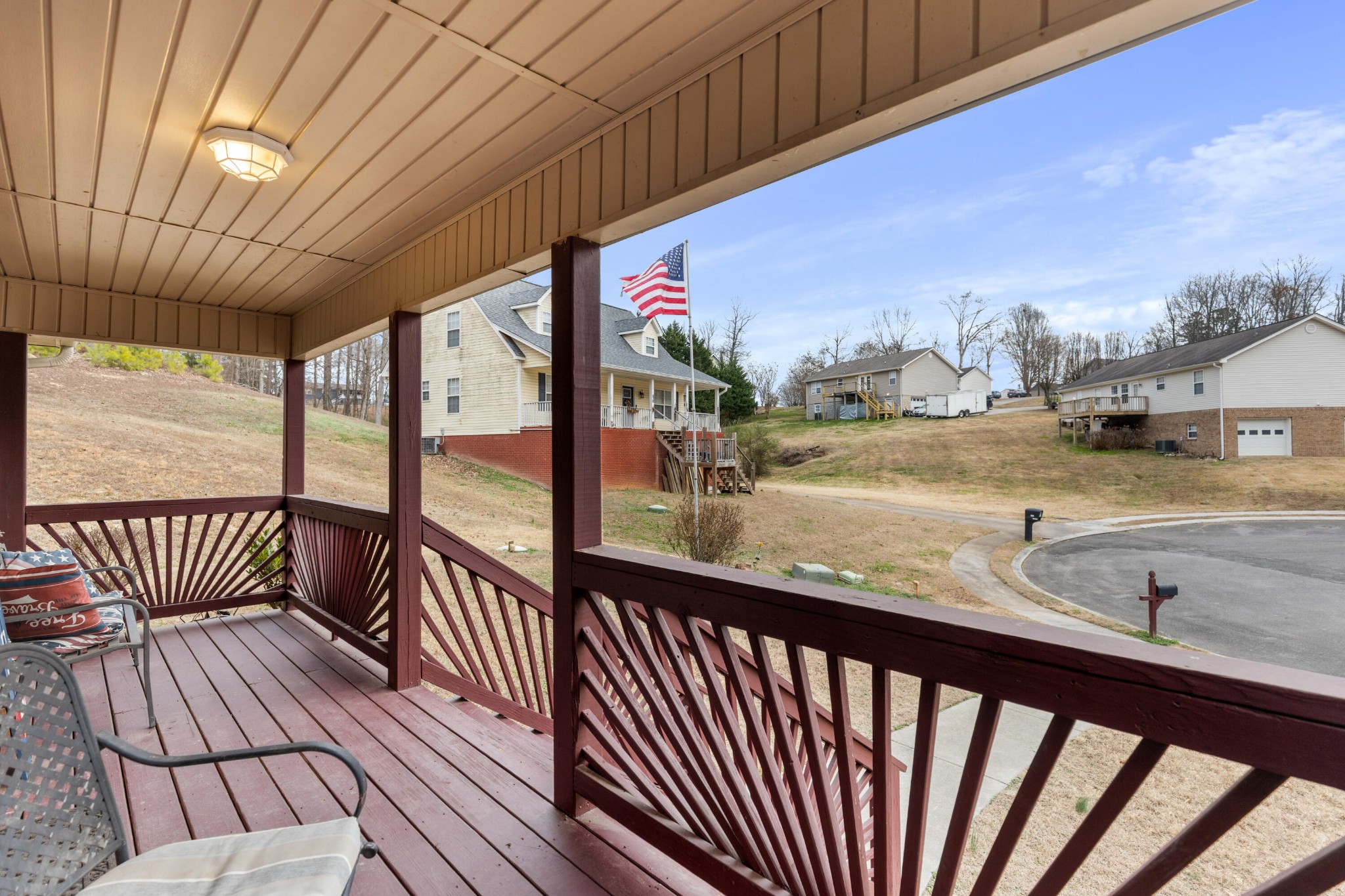 308 Turning Leaf Trail Cleveland, TN 37312 - Photo 31 of 49 a view of balcony with couch