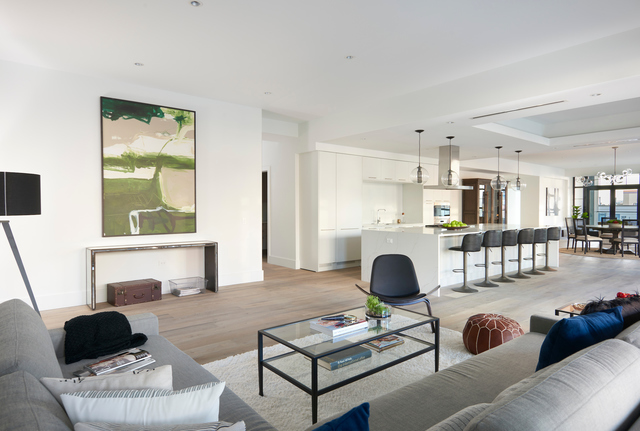 351 West Huron Street, Unit 4 Chicago, IL 60654 - Photo 10 of 30 a living room with furniture and a fireplace