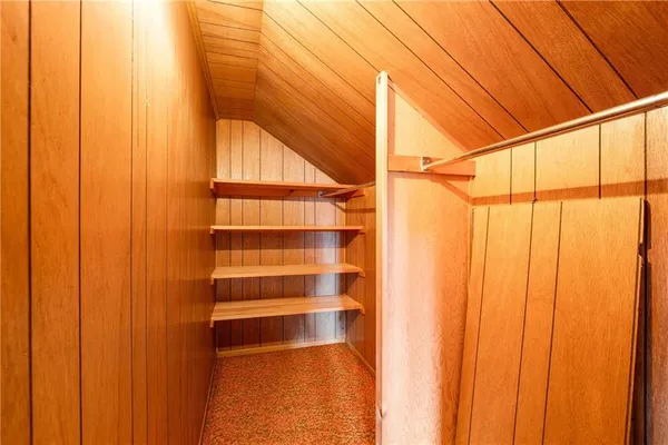 a view of a indoor garage