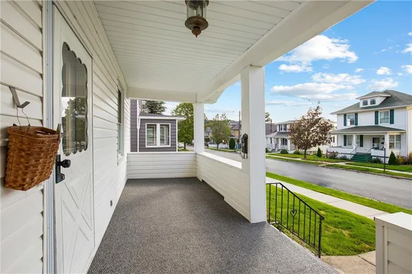 a view of city from balcony